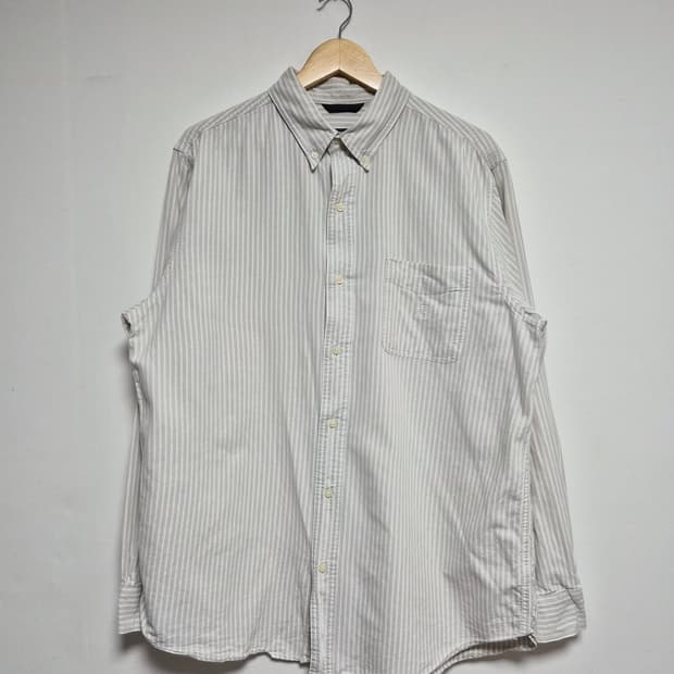 챕스Chaps 스트라이프 옥스포드 셔츠 L - S390