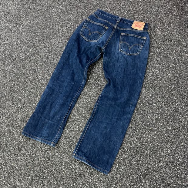 리바이스 501 중청 데님 팬츠