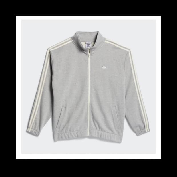 아디다스 스케이드보딩 트랙탑 그레이 s