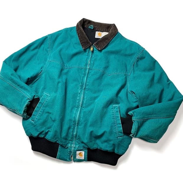 90s칼하트 산타페 자켓 아쿠아 carhartt jacket J12AQU