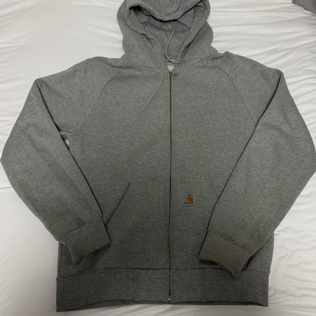칼하트 후드 집업 그레이M