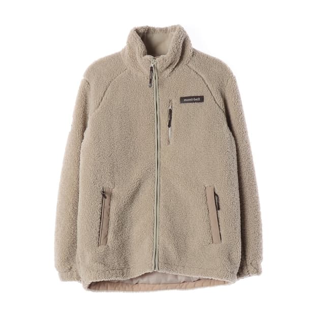 몽벨 베이지 양털 후리스 집업 자켓 L
