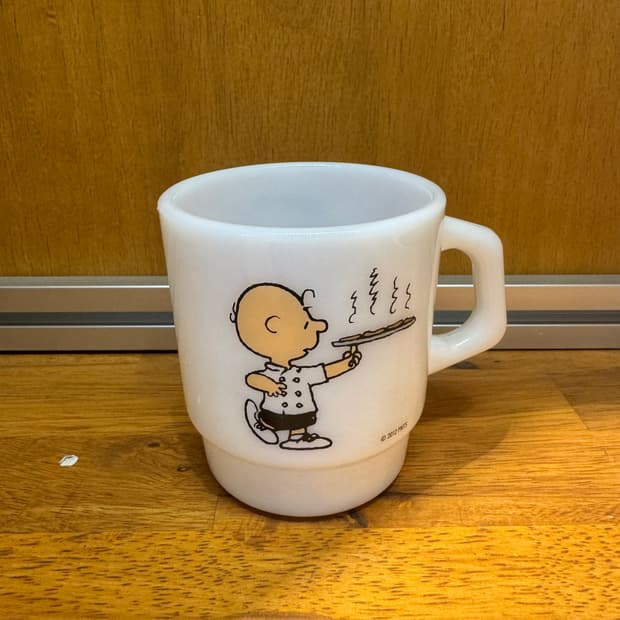 FIRE KING x PEANUTS Mug Cup (Charlie)