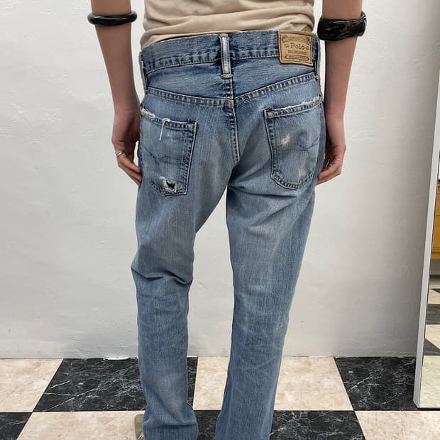 Ralph lauren straight denim pants