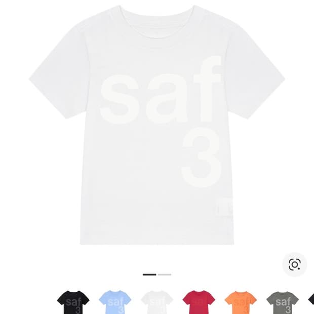 사파리스팟 우먼 1/2 베이직 사파리 티셔츠 화이트 1