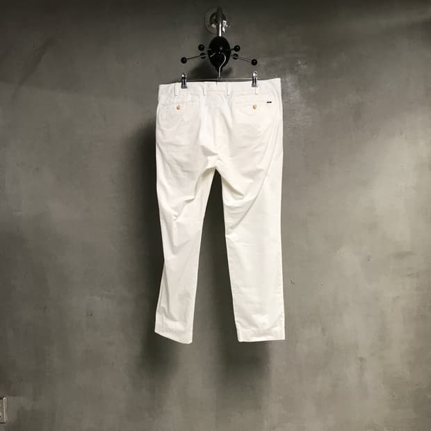 폴로 랄프로렌 화이트 치노 팬츠 34/34