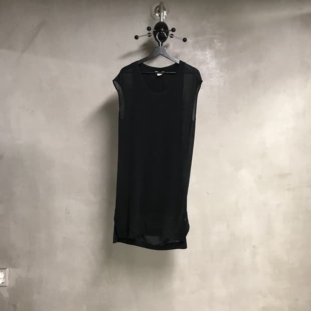 헬무트랭 슬리브리스 원피스 블랙 S