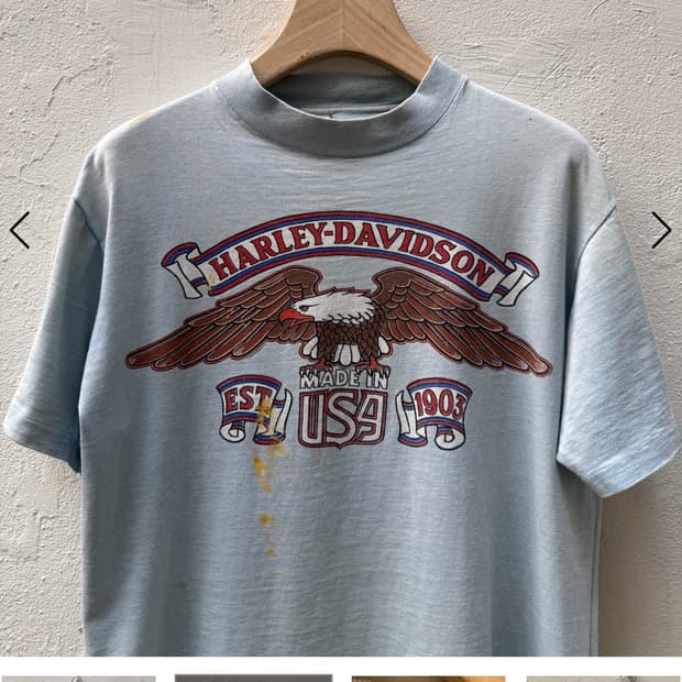 70s 할리데이비슨 티셔츠