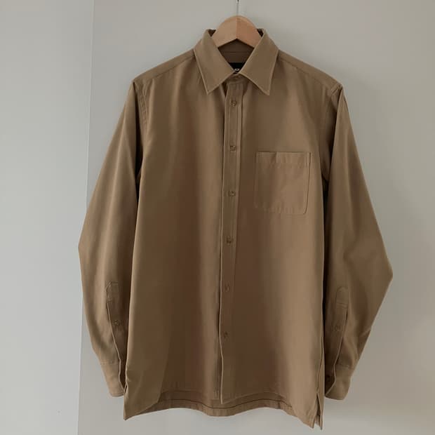 TETE HOMME 테테옴므 카멜 브라운 셔츠