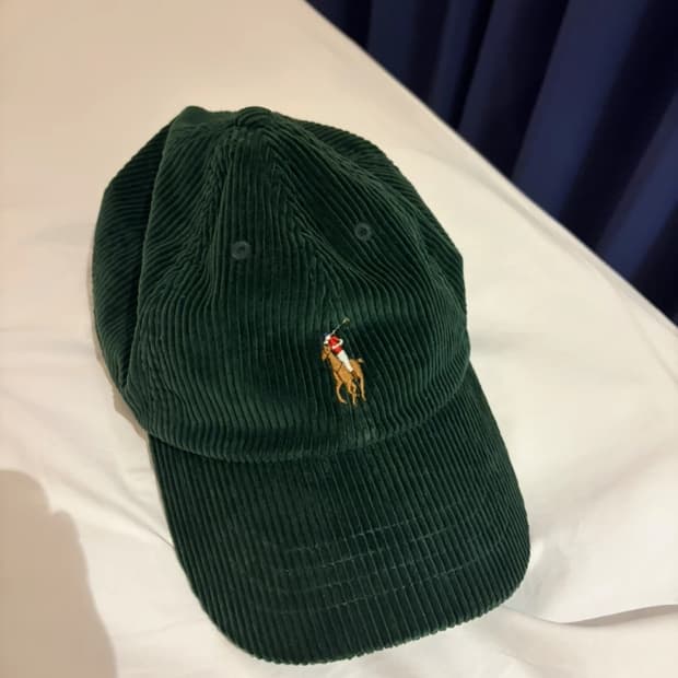 폴로 랄프로렌 코듀로이 볼캡 그린
