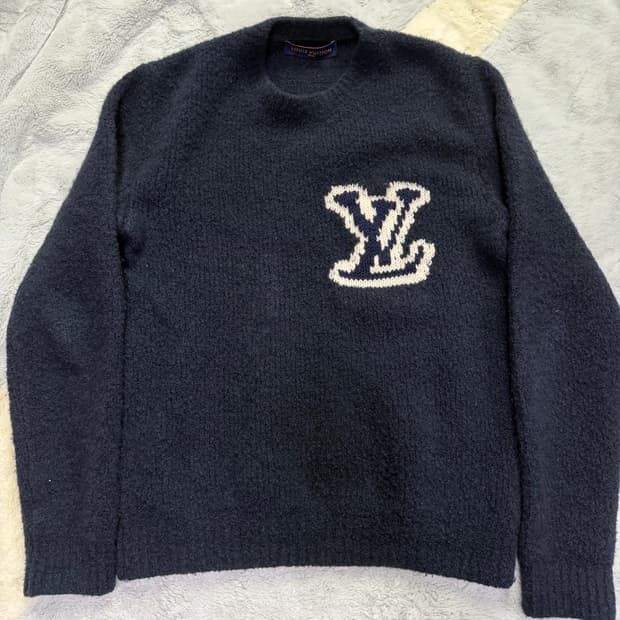 루이비통 인타르시아 니트 네이비 M