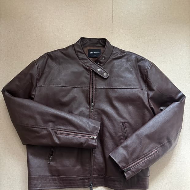 이지노이지 레더 바이커 자켓 [1사이즈]