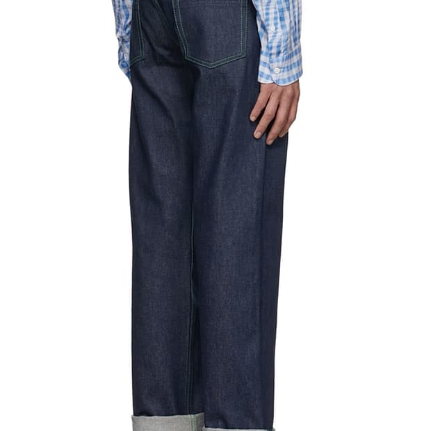 JACQUEMUS Navy Le Splash 'Le De Nîmes Fr