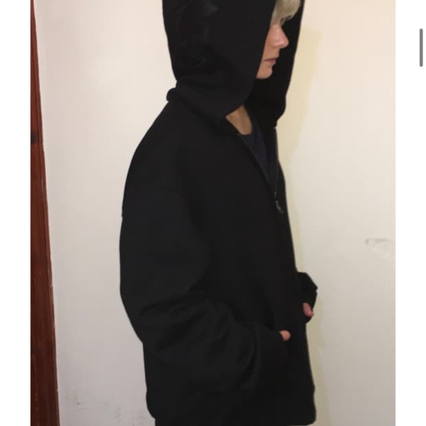 니들 X ERTR 후드집업 블랙 (M)