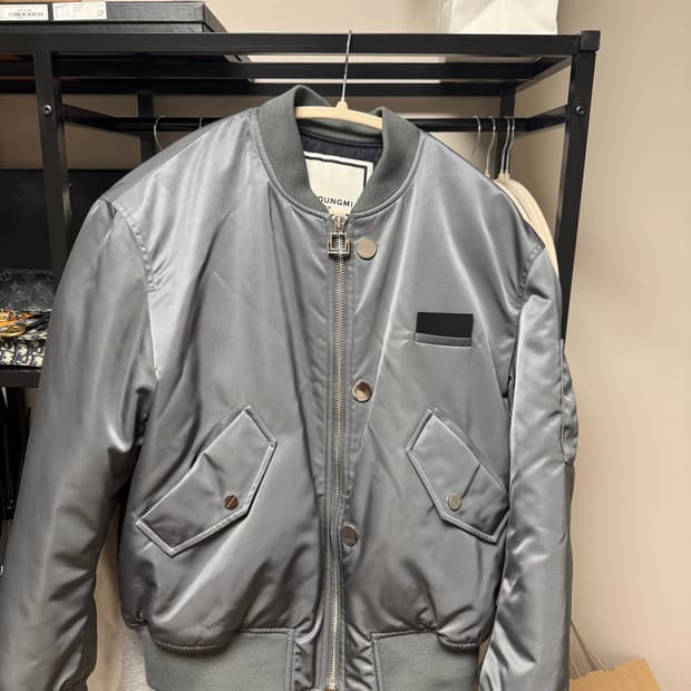 우영미 백로고 ma-1 봄버자켓 46 