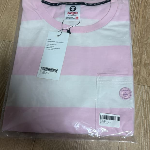 베이프 단가라 티셔츠 XL