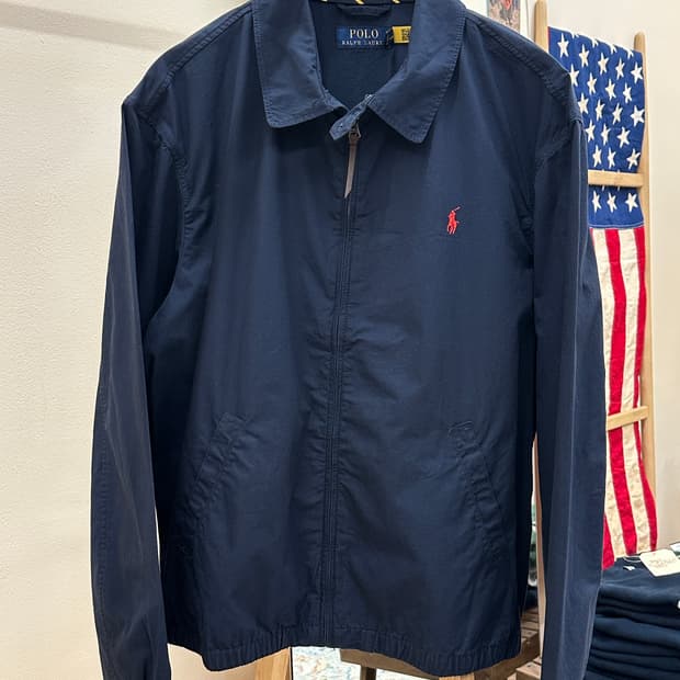 [새제품] 폴로 랄프로렌 드리즐러 코튼 블루종 네이비 XL