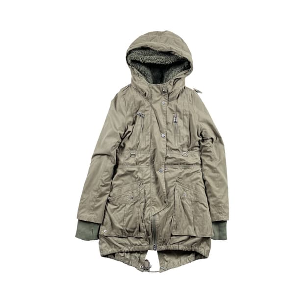 Vintage 카키 컬러 야상 