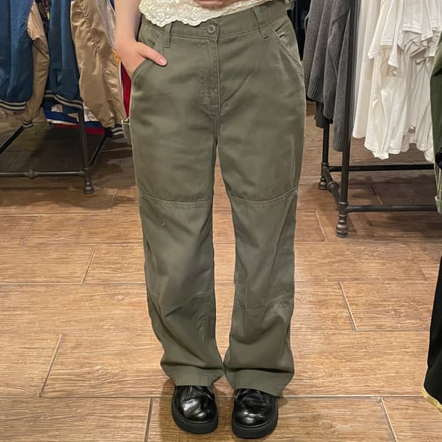 [HI] 빈티지 데님 팬츠 카키