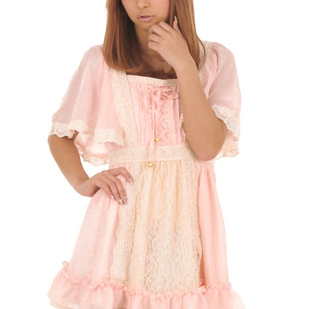 리즈리사 초고전템 히메갸루 핑크 원피스