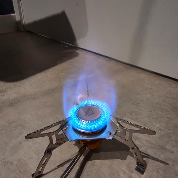 백패킹 강염버너