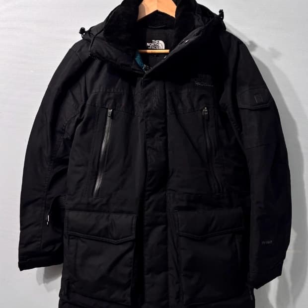 노스페이스 눕시 검정 패딩 95