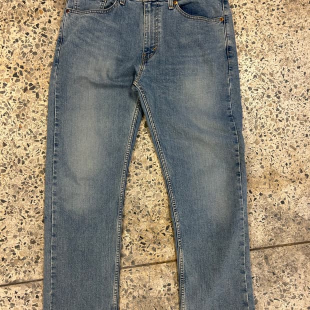 리바이스 505 중청 스트레이트 데님 32X32