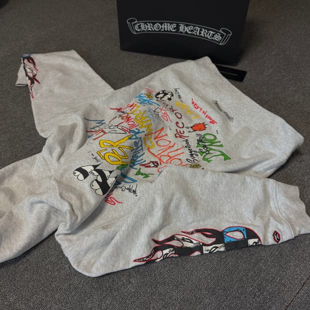 크롬하츠 매티보이 플레임 후드 그레이