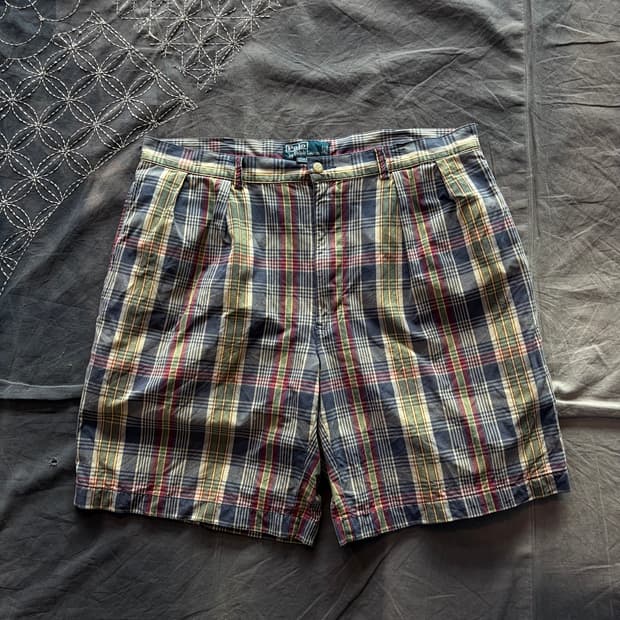 Polo Vintage Check Half Pants