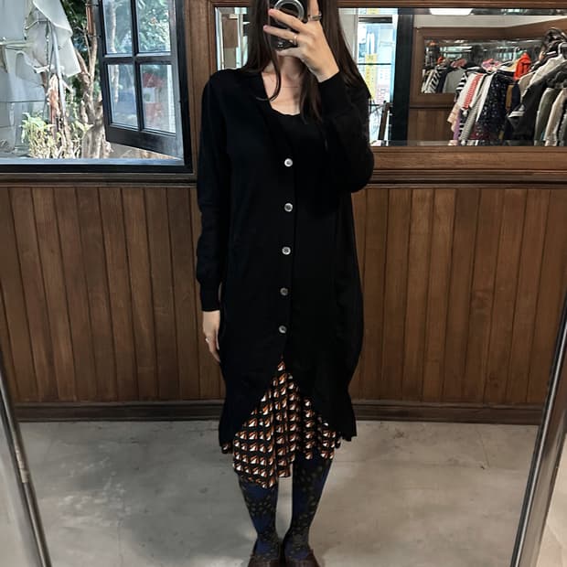 JUNYA WATANABE unbalance long cardigan