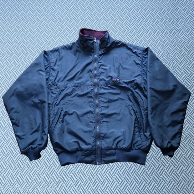 (M)파타고니아 Usa 블루그레이 나일론 쉘 봄버 자켓