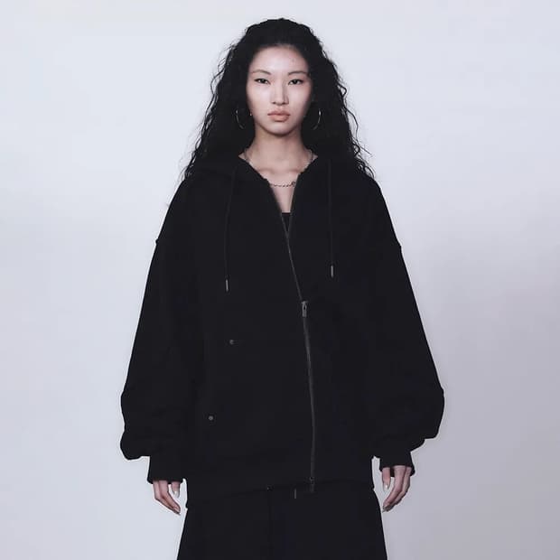 트리밍버드 후드집업 zipper finishing sweat hoodie