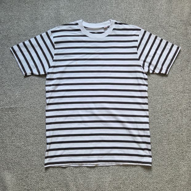 Closshi 스트라이프 반팔 티셔츠 L(100)