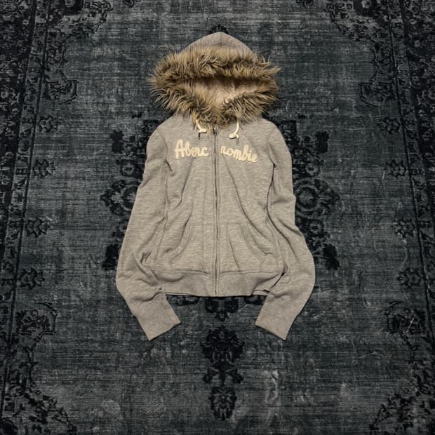 Abercrombie 00s y2k slim fit wolf fur ho