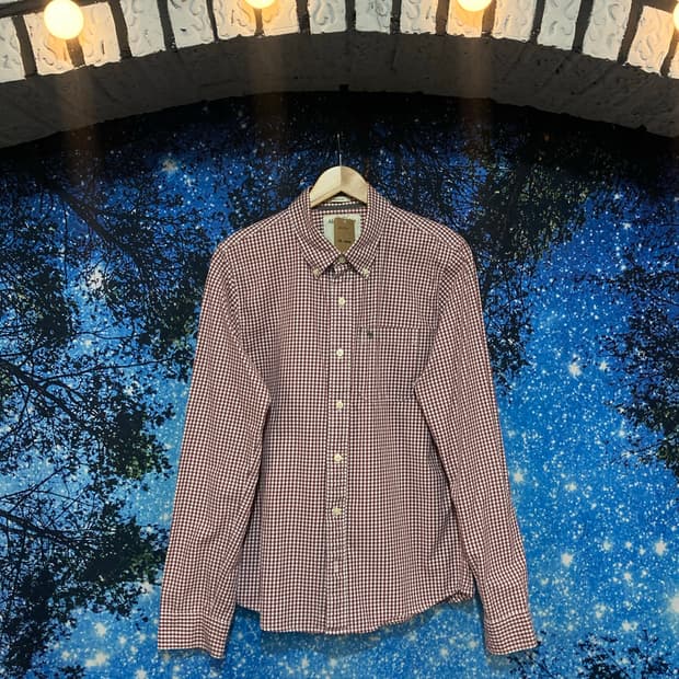⚜️Abercrombie & Fitch(아베크롬비) 체크 버튼 다운 셔츠