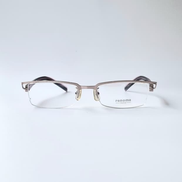 데드스탁 긱시크 사각 반무테 콤비 안경테 604