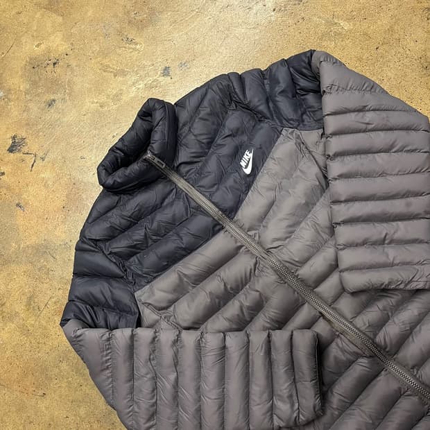[정품/2XL] 나이키 배색 다운 패딩 점퍼 b15