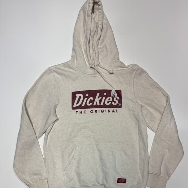 디키즈 Dickies 크림 기모 스웻 후드티