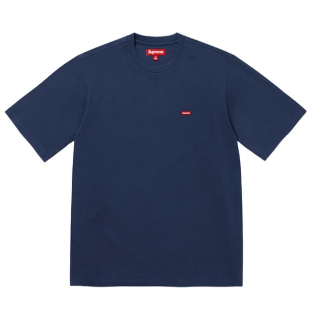 슈프림 스몰박스 티셔츠 네이비 M