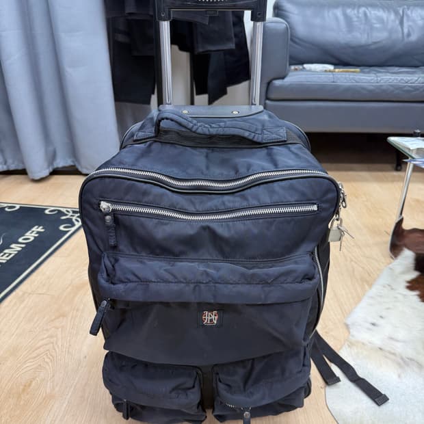 장 폴 고티에 JPG 나일론 롤러 캐리백