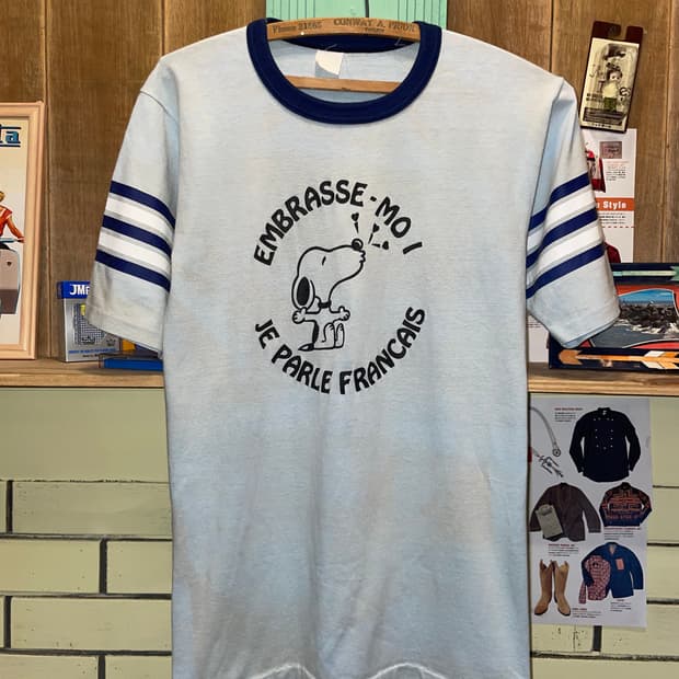 1970’s~80’s Vintage Snoopy Ringer Tee