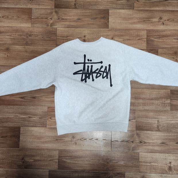 스투시 애쉬 헤더 맨투맨 M 판매