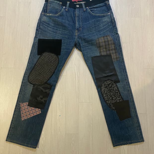 준야와타나베 리바이스 패치데님