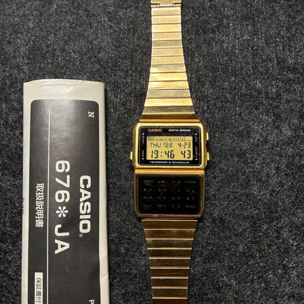 카시오 데이터뱅크 dbc610 빈티지