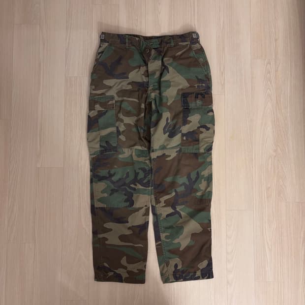 vintage woodland 카모팬츠