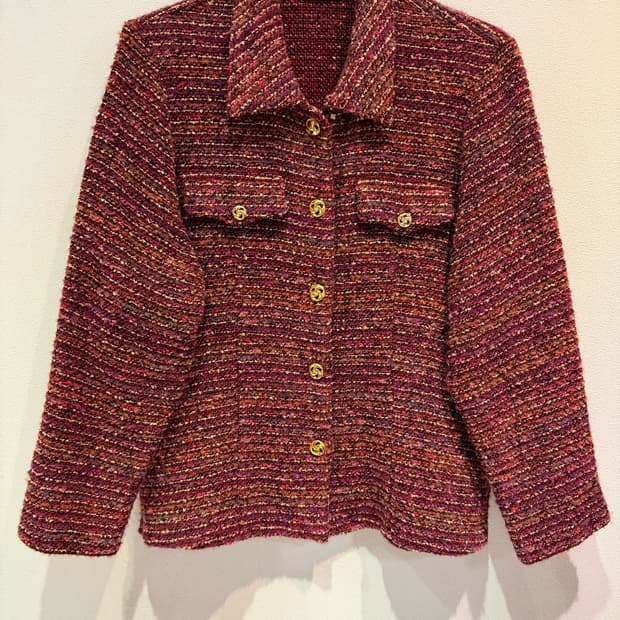 PEARL MOON 여성 트위드 자켓 (Made In Japan)