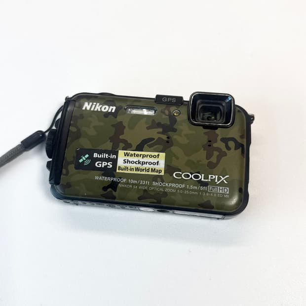 [S급] 니콘 쿨픽스 AW100 카모 디지털 카메라 디카