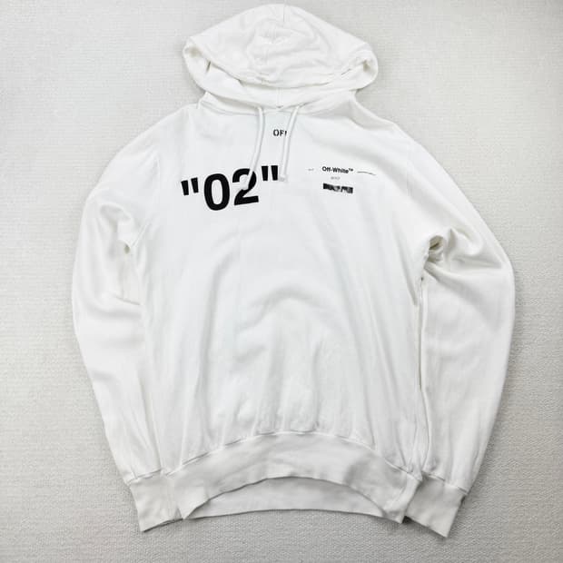 오프화이트 18SS 카라바조 후드티셔츠