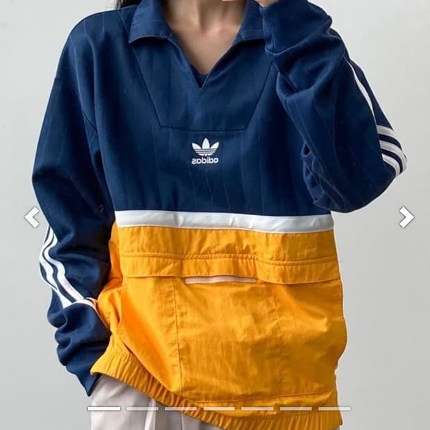 아디다스 드릴 풀오버 M 아노락