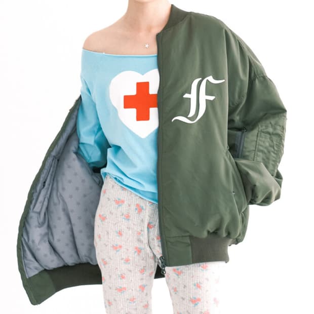 샵페어리 봄버 카키 구매합니다